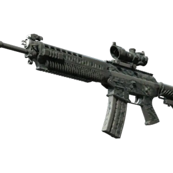 Souvenir SG 553 | Barricade (Battle-Scarred)