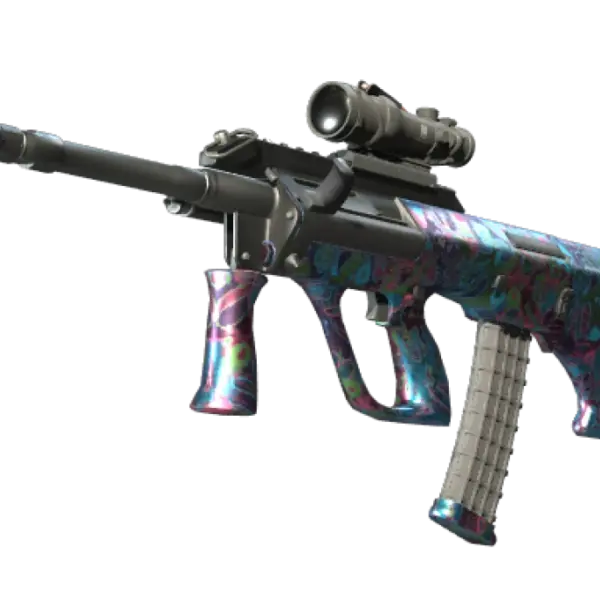 StatTrak™ AUG | Death by Puppy (Minimal Wear)