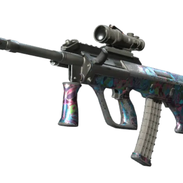 StatTrak™ AUG | Death by Puppy (Well-Worn)