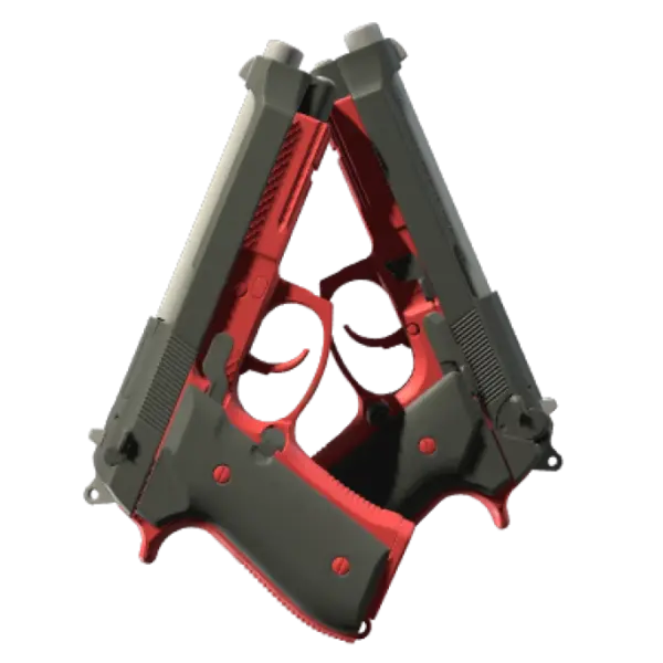StatTrak™ Dual Berettas | Panther (Minimal Wear)
