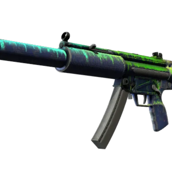 StatTrak™ MP5-SD | Phosphor (Battle-Scarred)