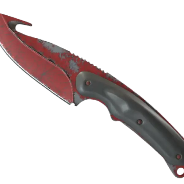 ★ Gut Knife | Crimson Web (Well-Worn)