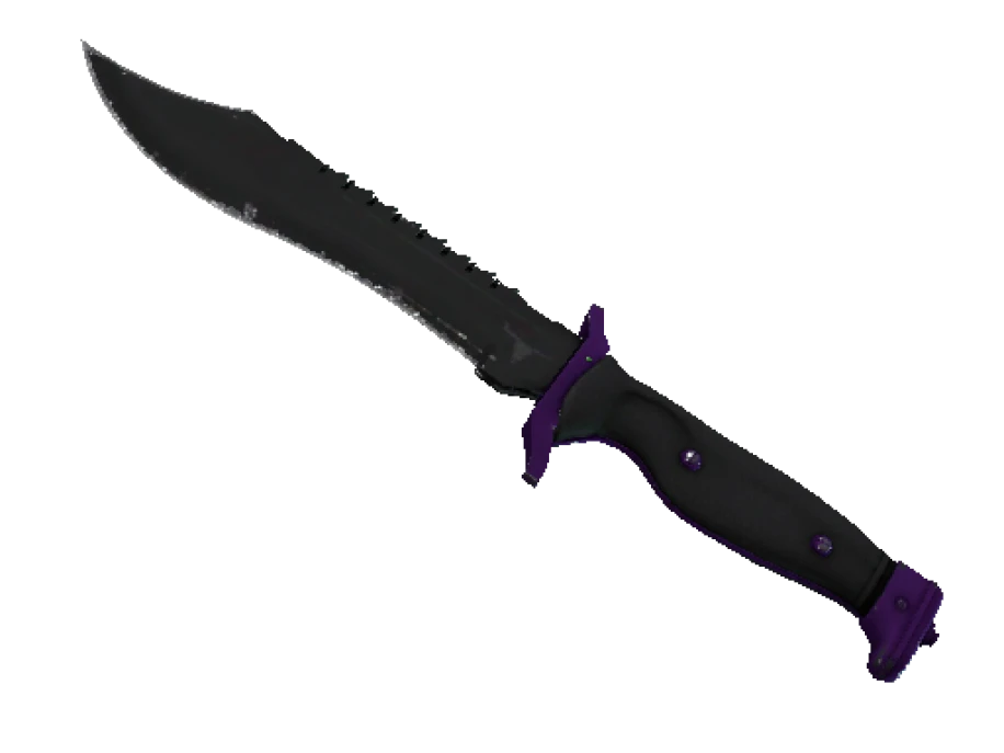 ★ StatTrak™ Bowie Knife | Ultraviolet (Well-Worn) - Image 1