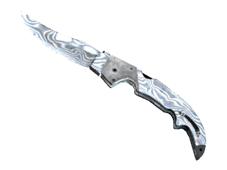 ★ StatTrak™ Falchion Knife | Damascus Steel (Well-Worn) - Image 1