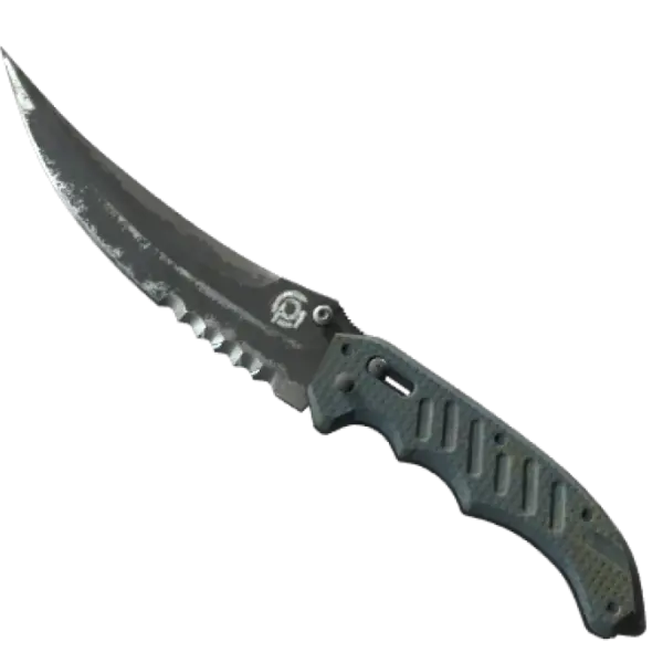 ★ StatTrak™ Flip Knife | Night (Battle-Scarred)