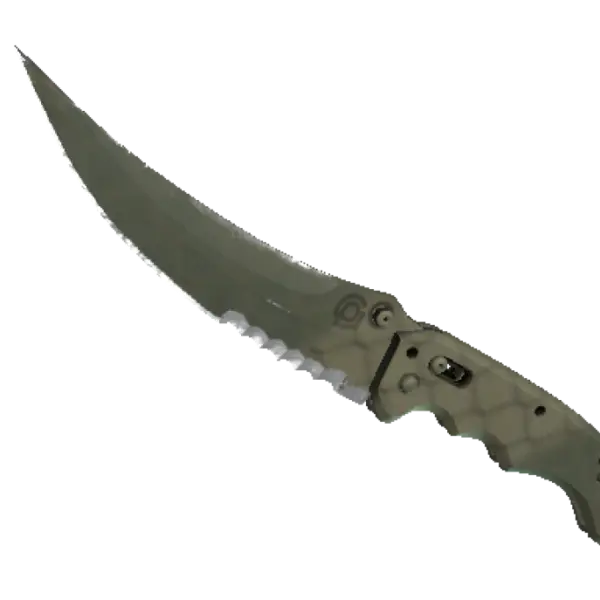 ★ StatTrak™ Flip Knife | Safari Mesh (Well-Worn)
