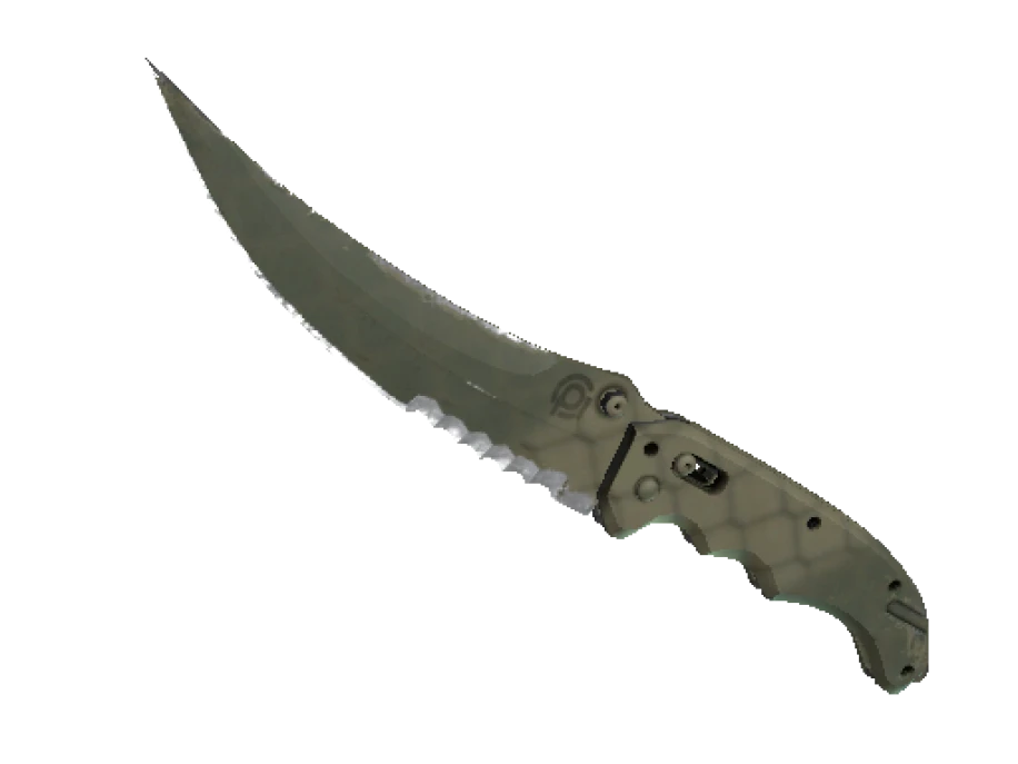 ★ StatTrak™ Flip Knife | Safari Mesh (Well-Worn) - Image 1