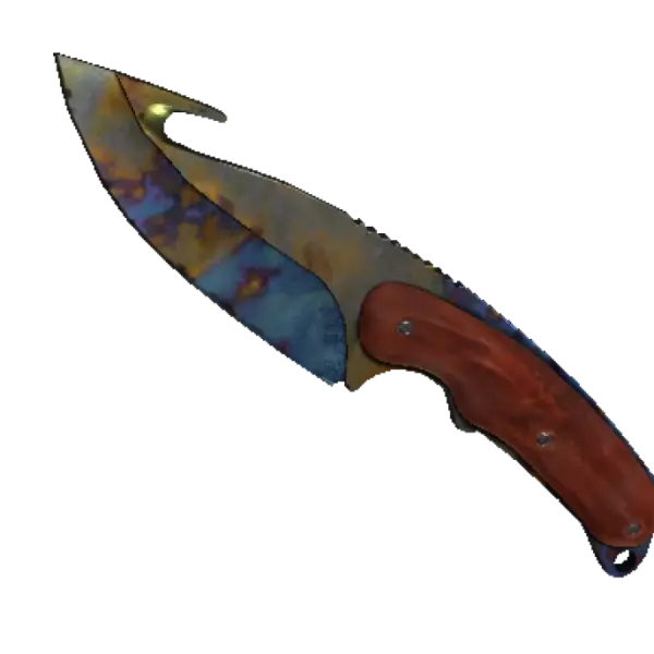 ★ StatTrak™ Gut Knife | Case Hardened (Well-Worn)