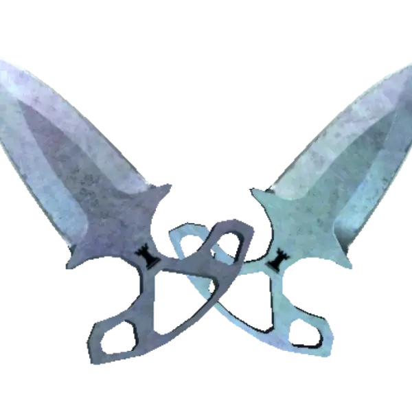 ★ StatTrak™ Shadow Daggers | Blue Steel (Minimal Wear)