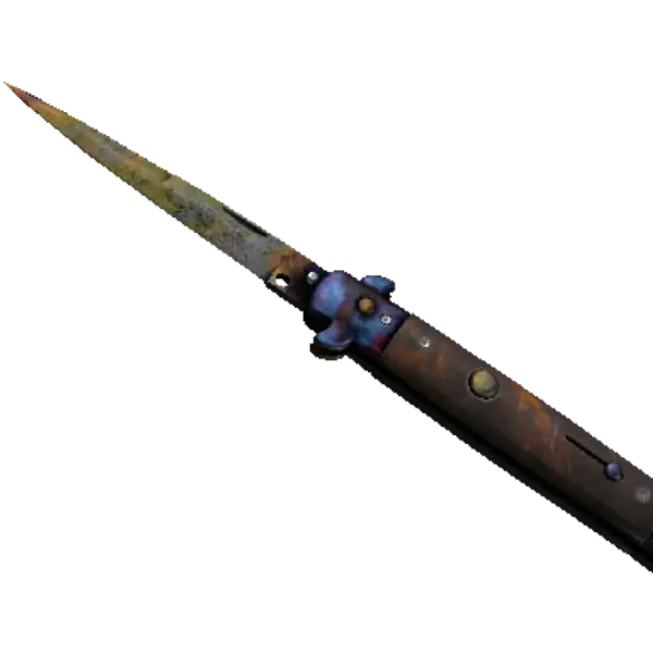 ★ StatTrak™ Stiletto Knife | Case Hardened (Battle-Scarred)